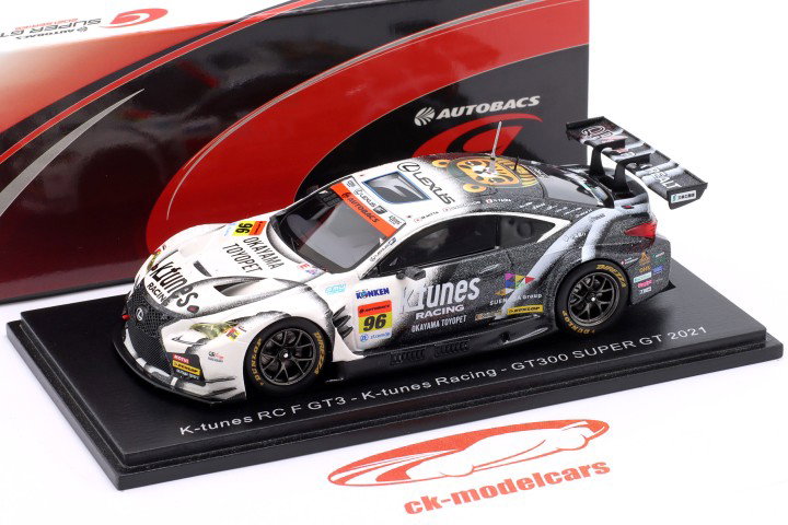 Lexus RC F GT3 #96 Super GT serie 2021 Nitta, Sakaguchi 1:43 Spark