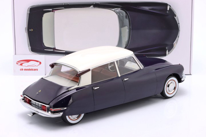 Citroen DS19 Byggeår 1955 violet / beige 1:12 Norev