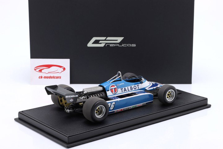 Jacques Laffite Ligier JS17B #26 6. USA Øst GP formel 1 1982 1:18 GP Replicas