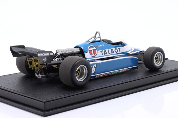 Jacques Laffite Ligier JS17B #26 6. USA Øst GP formel 1 1982 1:18 GP Replicas