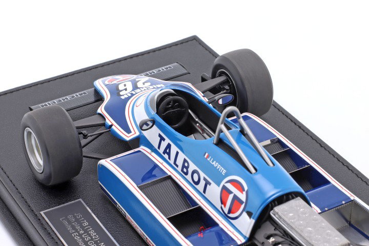 Jacques Laffite Ligier JS17B #26 6. USA Øst GP formel 1 1982 1:18 GP Replicas