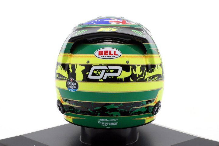 Oscar Piastri McLaren #81 9º australiano GP fórmula 1 2025 casco 1:5 Spark