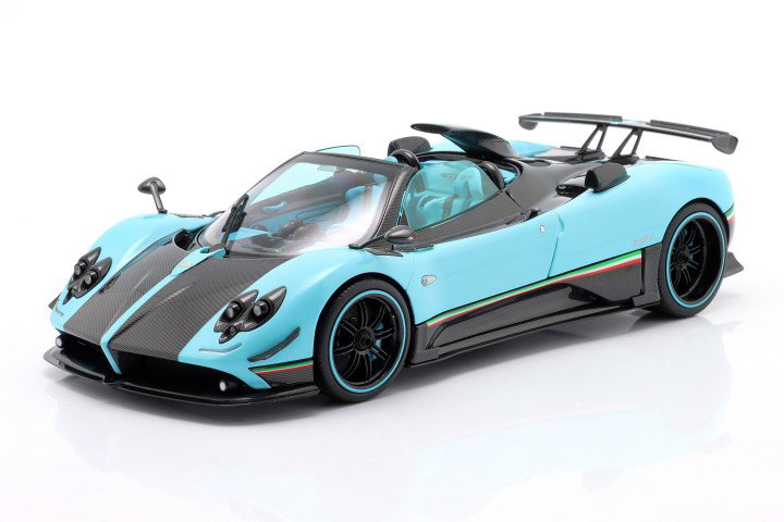 Pagani Zonda Uno Año de construcción 2016 azul claro 1:18 Almost Real