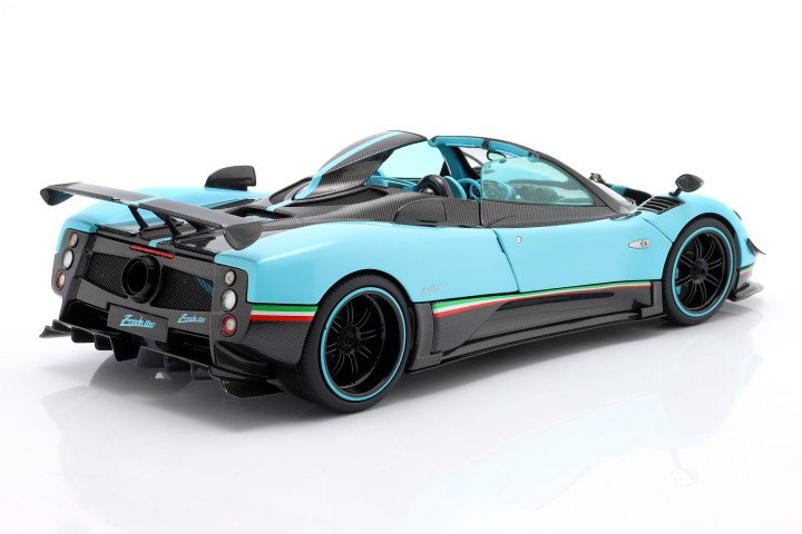 Pagani Zonda Uno Año de construcción 2016 azul claro 1:18 Almost Real