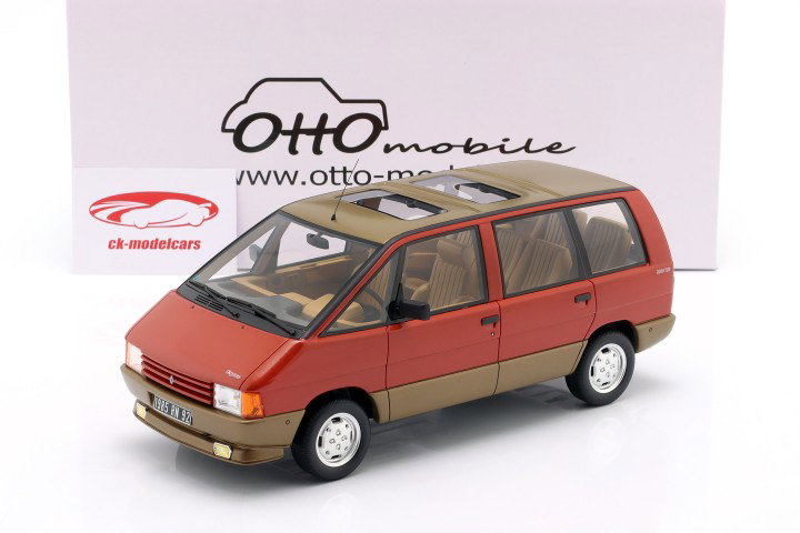 Renault Espace 2000 TSE Año de construcción 1984 rojo / oro 1:18 OttOmobile