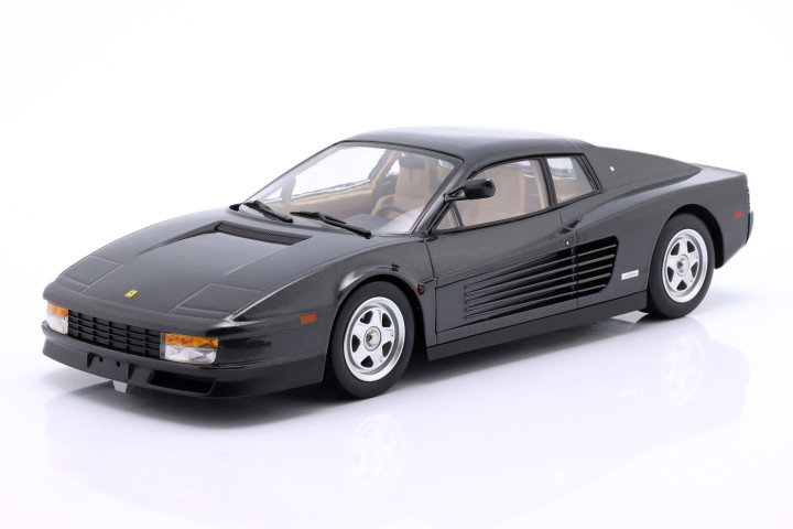 Ferrari Testarossa Amerikaanse versie Miami Vice 1984 antraciet 1:18 KK-Scale