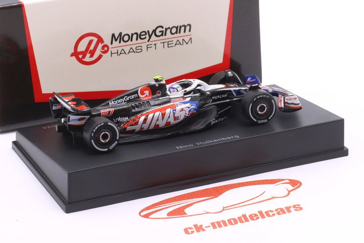 Nico Hülkenberg Haas VF-24 #27 8th USA GP formel 1 2024 1:64 Spark