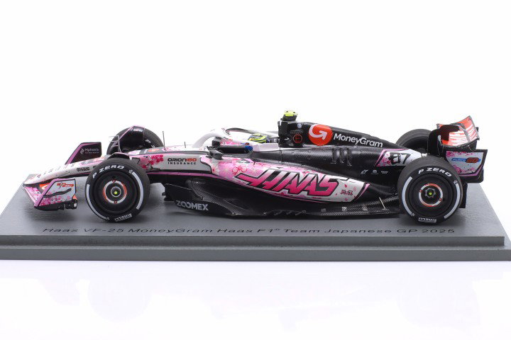 Oliver Bearman Haas VF-25 #87 10th Japón GP fórmula 1 2025 1:43 Spark