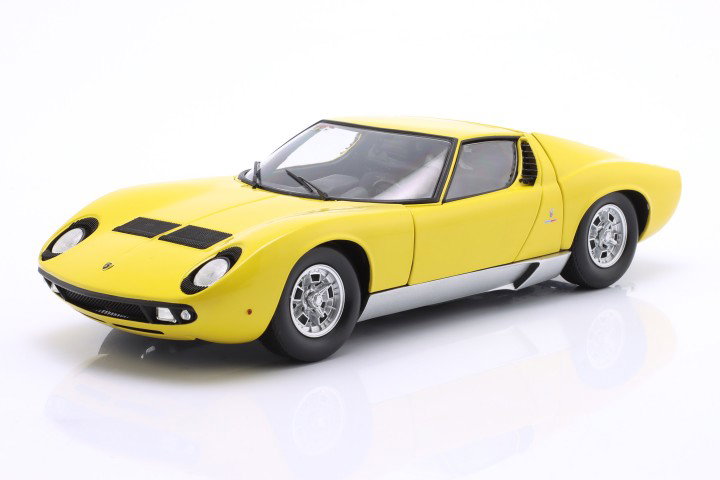 Lamborghini Miura P400 Année de construction 1968 jaune 1:18 Kyosho