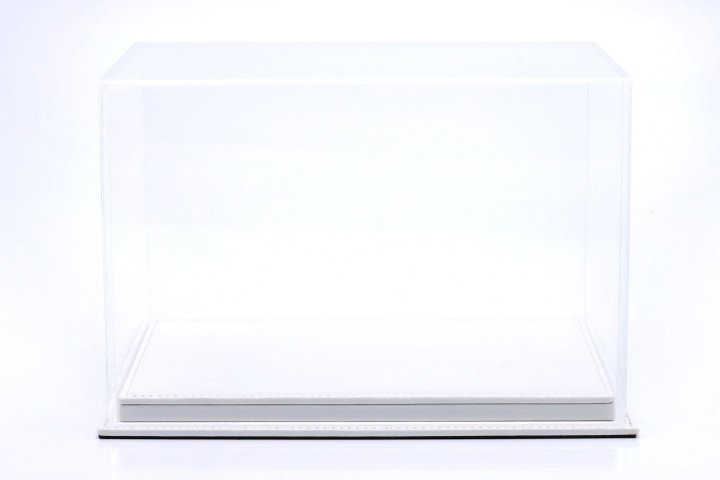 Haute qualité Vitrine en acrylique Mulhouse avec blanc Socle en cuir pour Casques 1:2 Atlantic