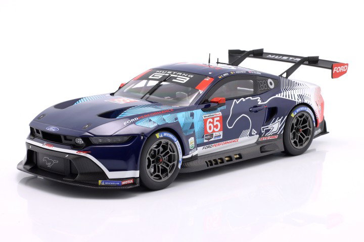 Ford Mustang GT3 #65 勝者 GTD-Pro 24h Daytona 2025 Ford Multimatic Motorsports 1:18 Ixo