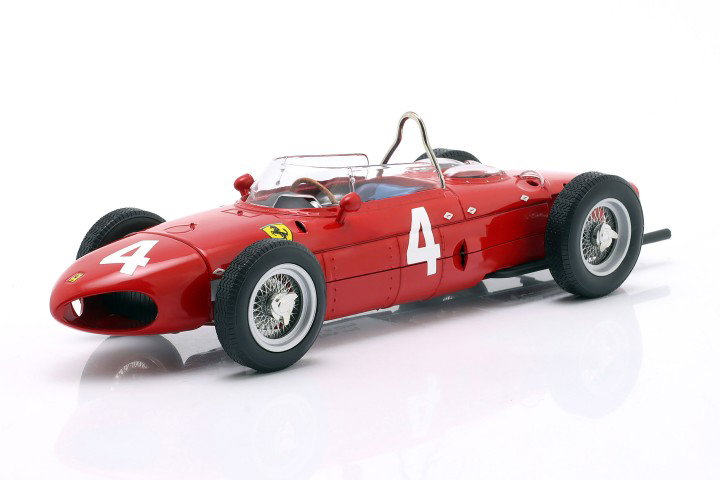 Graf Berghe v. Trips Ferrari 156 Sharknose #4 ganhador Britânico GP fórmula 1 1961 1:18 WERK83