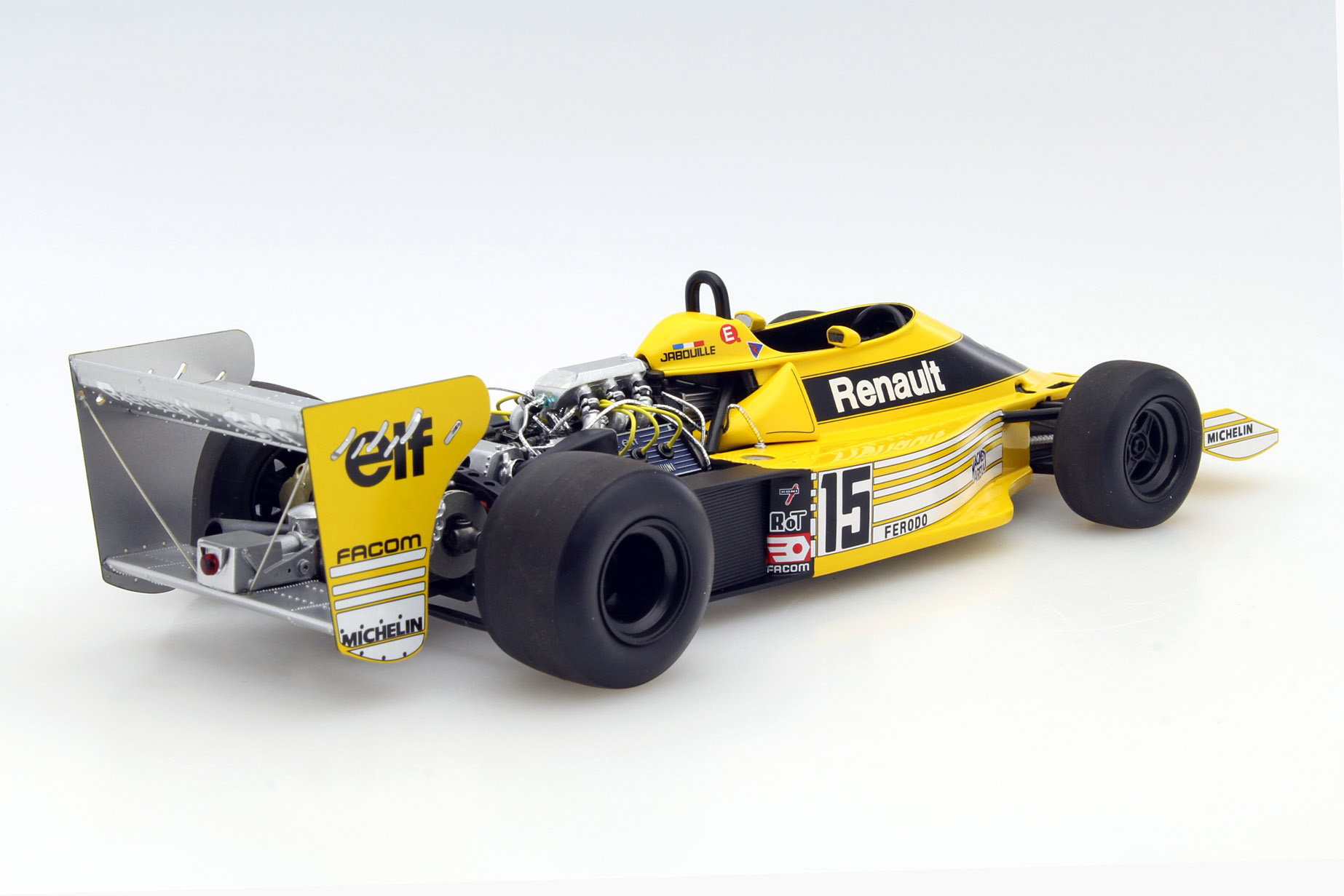 Jean-Pierre Jabouille Renault RS01 #15 Großbritannien GP F1 1977 1:18 Spark