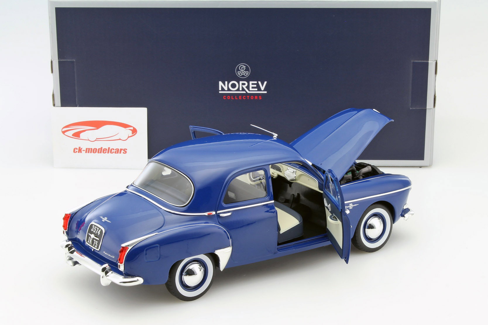 Renault Fregate Year 1959 blue 1:18 Norev