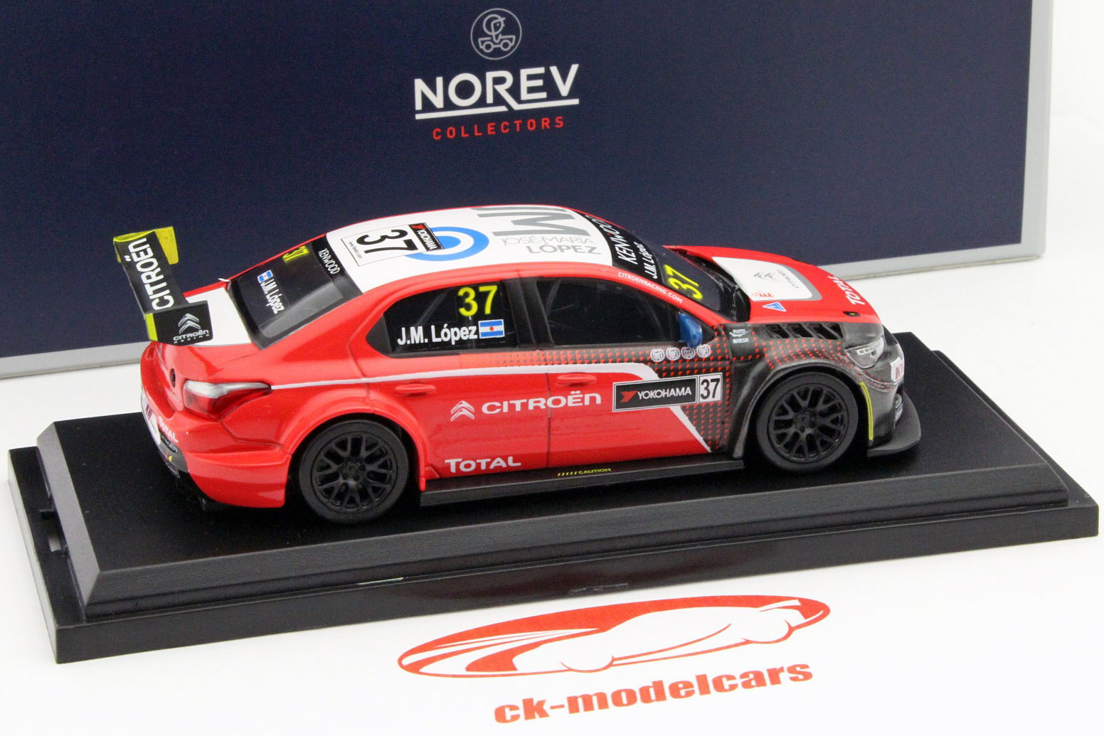 Citroen C-Elysee #37 WTC 2016 Jose Maria Lopez 1:43 Norev