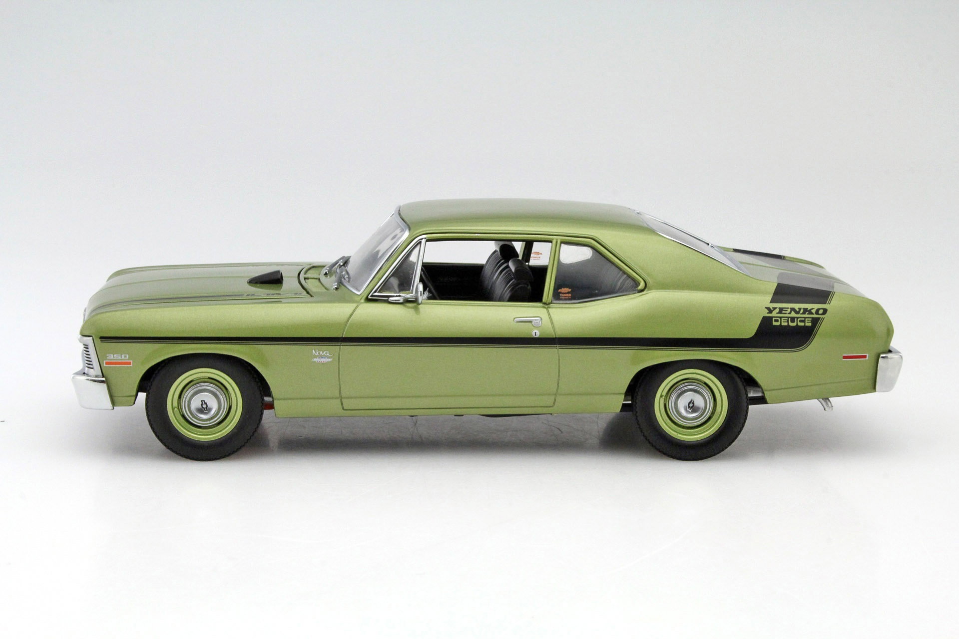 Chevrolet Nova L1/1 Yenko Deuce jaar 1970 groen 1:18 GMP