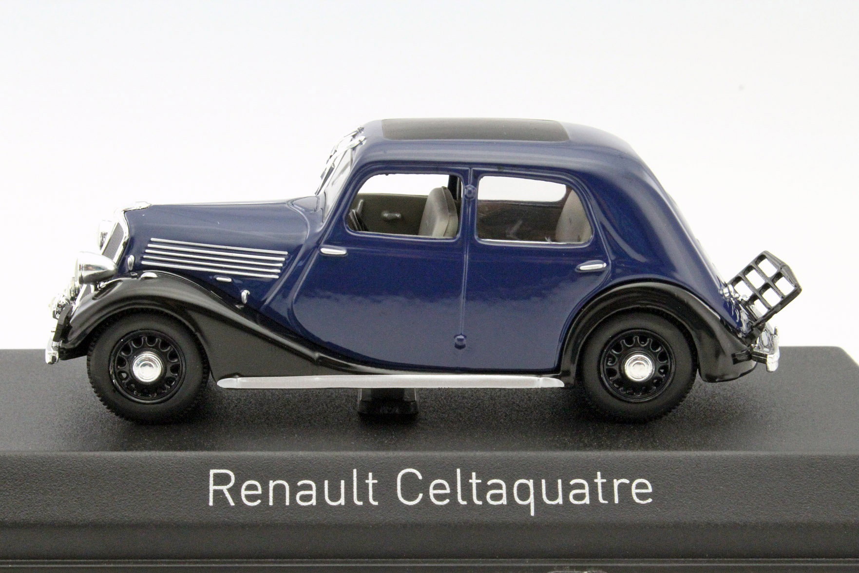 Renault Celtaquatre Year 1936 dark blue / black 1:43 Norev