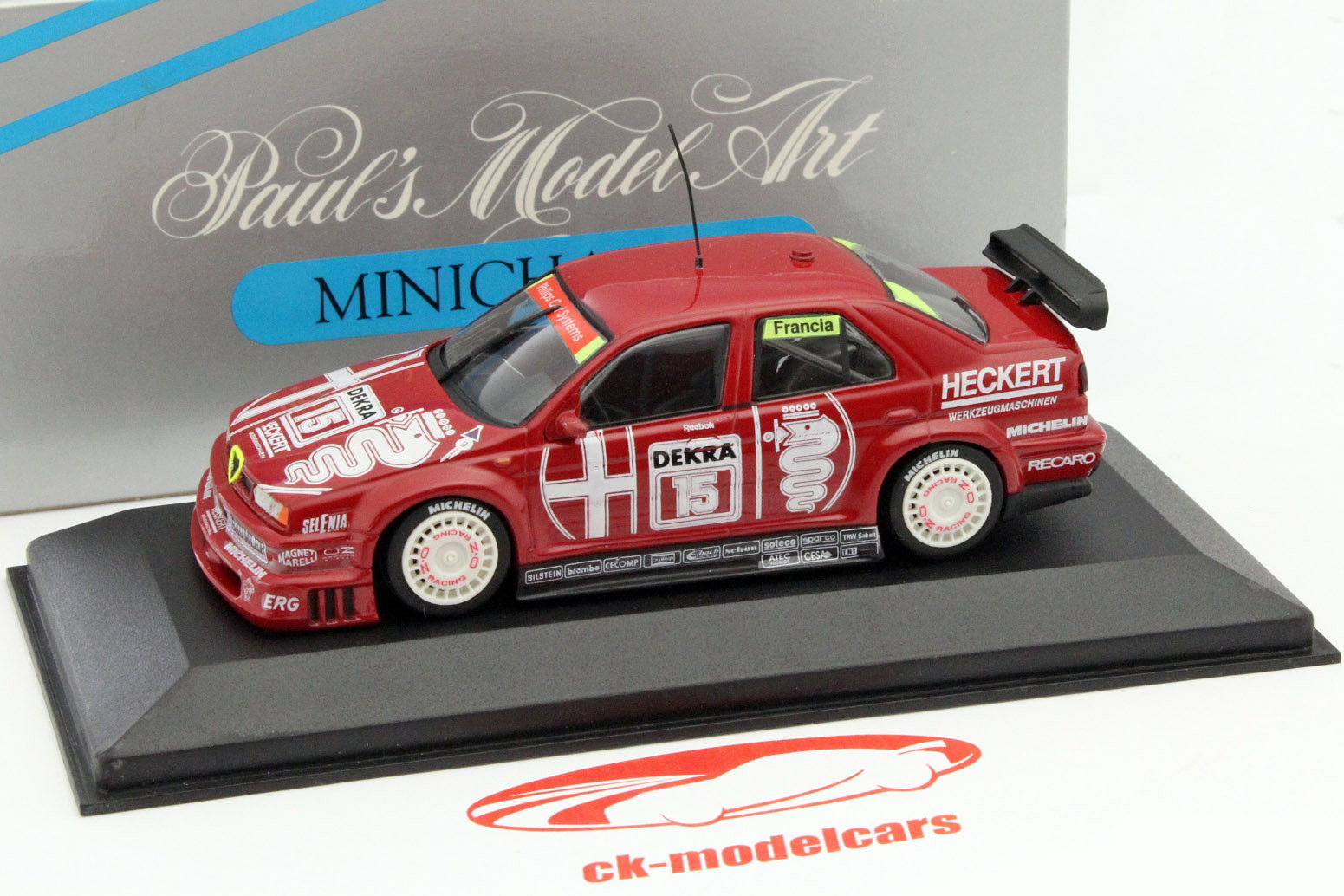 Alfa Romeo 155 V6 TI #15 DTM 1993 Giorgio Francia 1:43 Minichamps