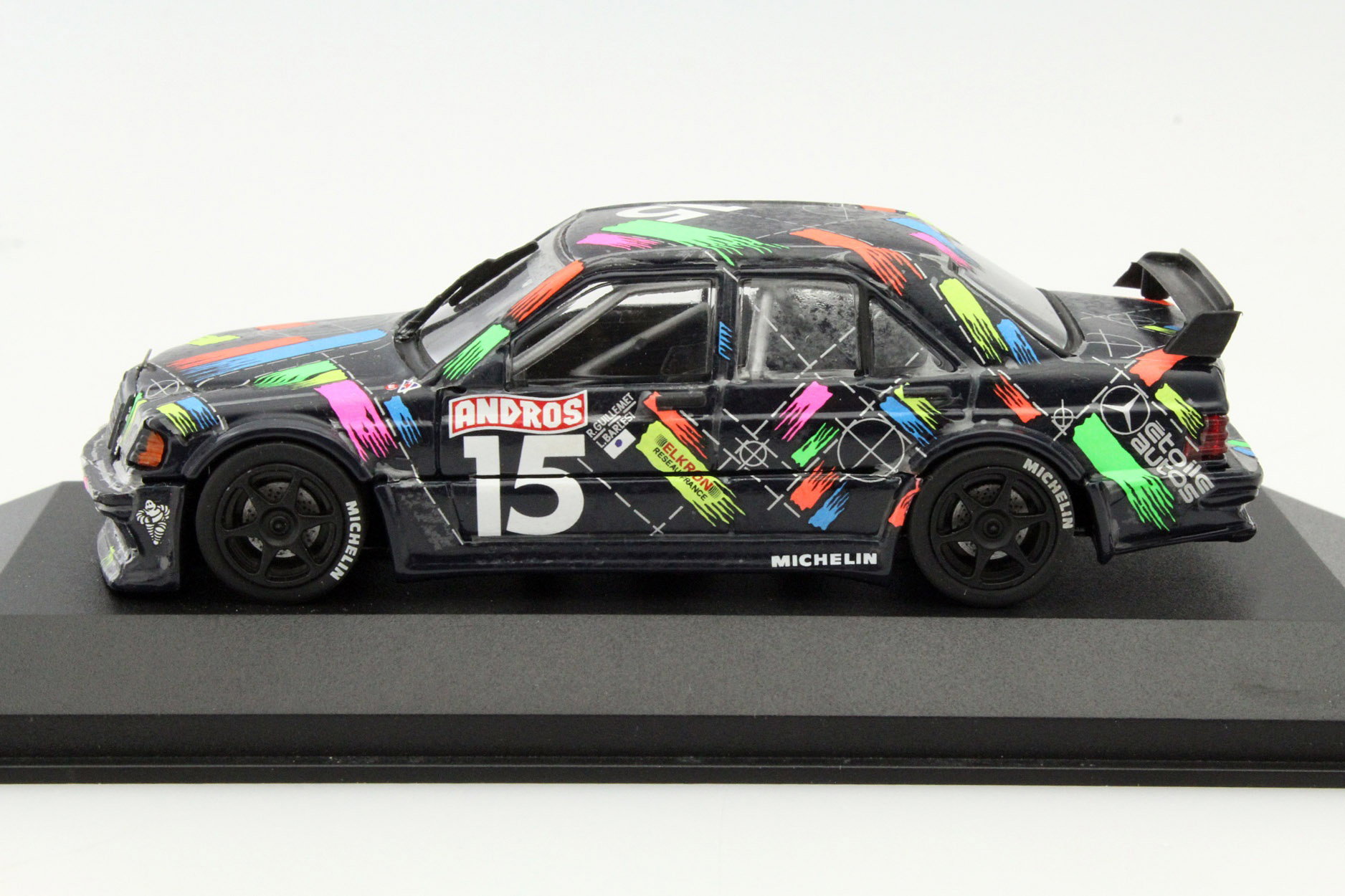 Mercedes-Benz Typ 190 (W201) #15 Guillemet, Barlesi 1:43 Minichamps