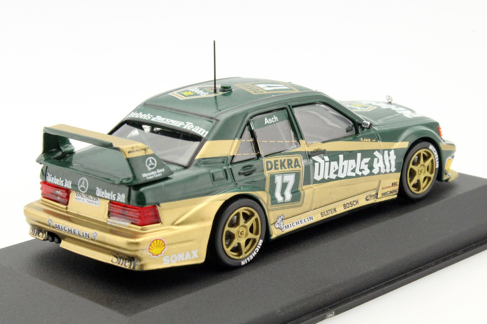 Mercedes-Benz 190 E 2.5-16 EVO II #17 DTM 1992 Roland Asch 1:43 Minichamps