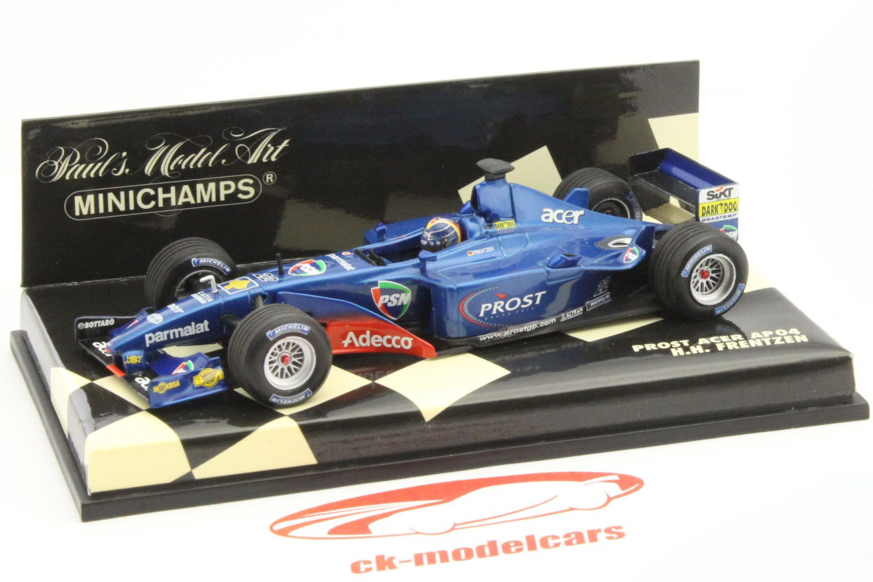 Heinz-Harald Frentzen Prost AP04 #22 formule 1 2001 1:43 Minichamps