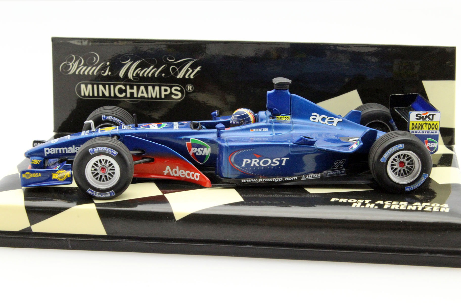 Heinz-Harald Frentzen Prost AP04 #22 formule 1 2001 1:43 Minichamps