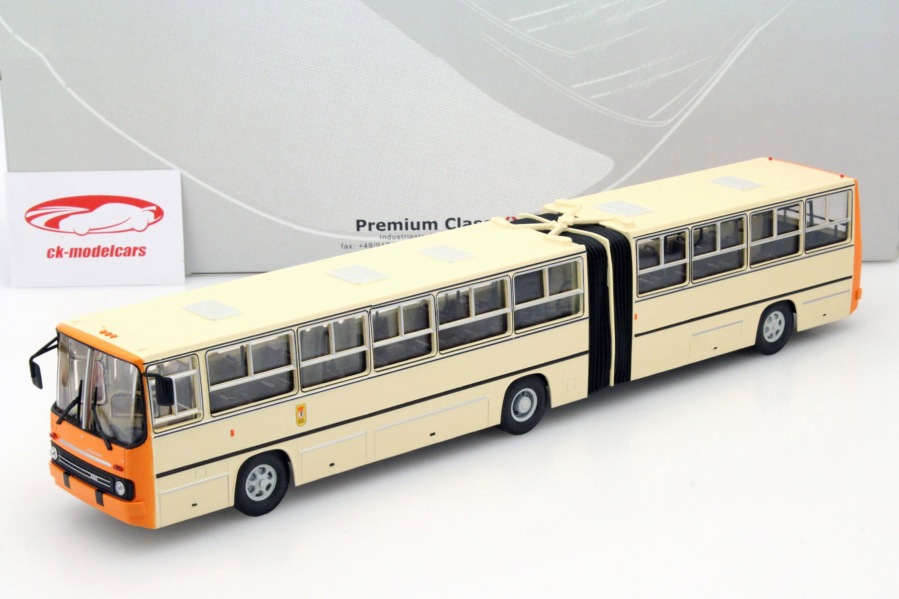 Ikarus 280 Berliner transport services beige / orange 1:43 PremiumClassiXXs