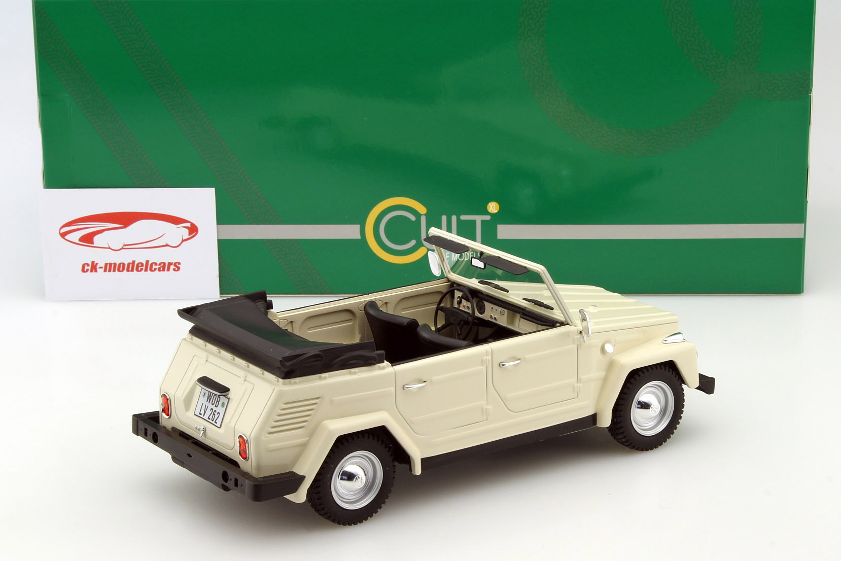 Volkswagen VW 181 white 1:18 Cult Scale