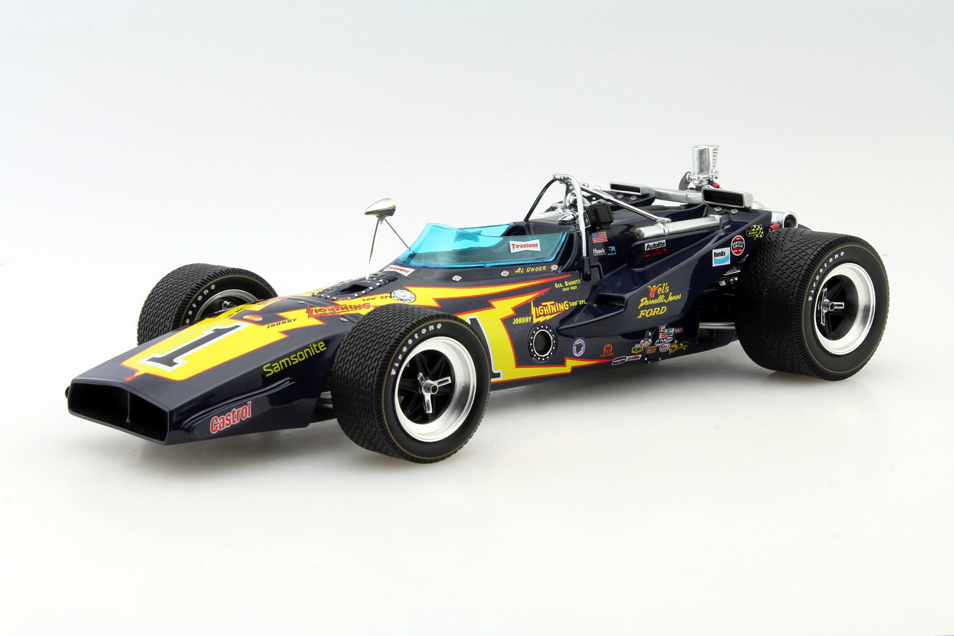 Al Unser Sr. PJ Colt #1 Vinder Indy 500 1971 1:18 Replicarz