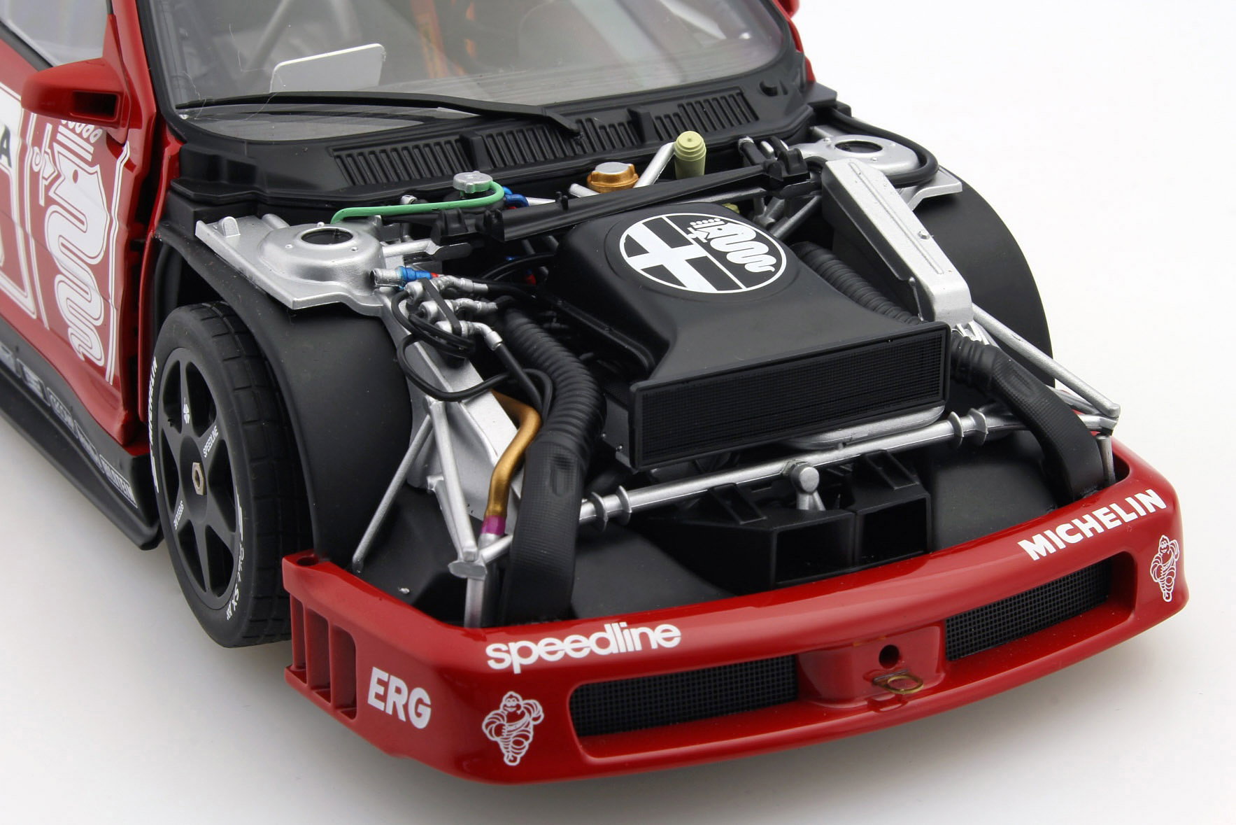 2 car set N. Larini #8 &  A Nannini #7 Alfa Romeo 155 V6 Ti DTM 1993 1:18 AUTOart