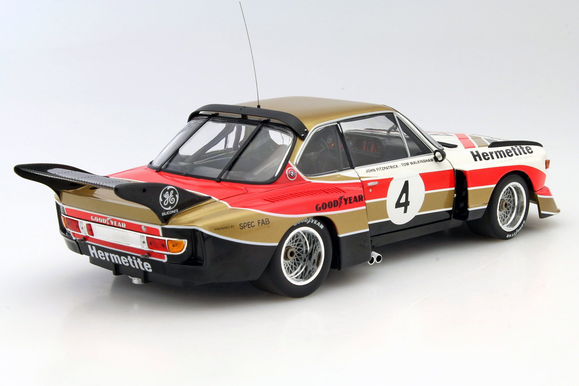 BMW 3.5 CSL Gr.5 #4 Winner 6h Silverstone 1976 Fitzpatrick, Walkinshaw 1:18 Minichamps