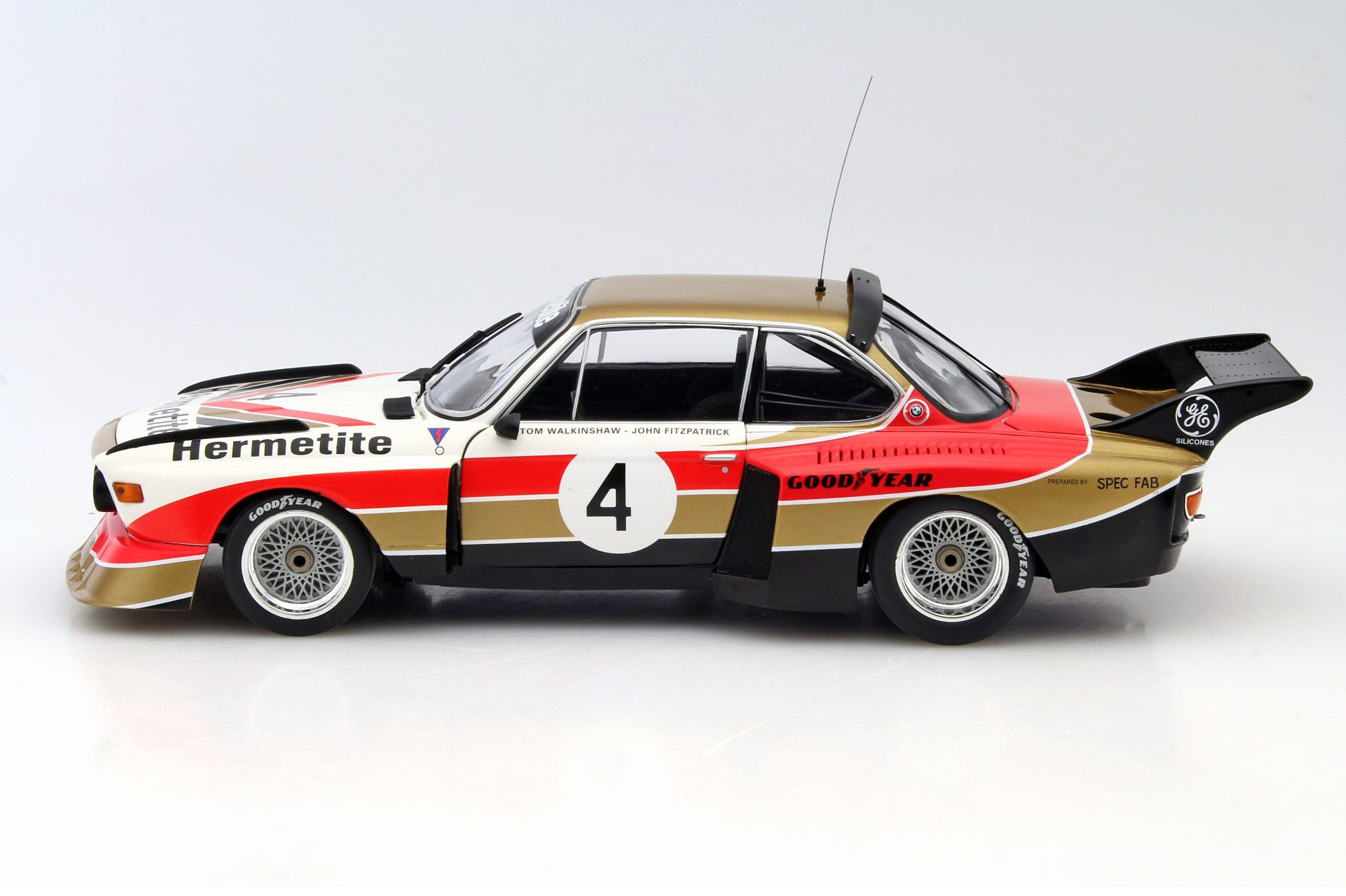 BMW 3.5 CSL Gr.5 #4 Winner 6h Silverstone 1976 Fitzpatrick, Walkinshaw 1:18 Minichamps