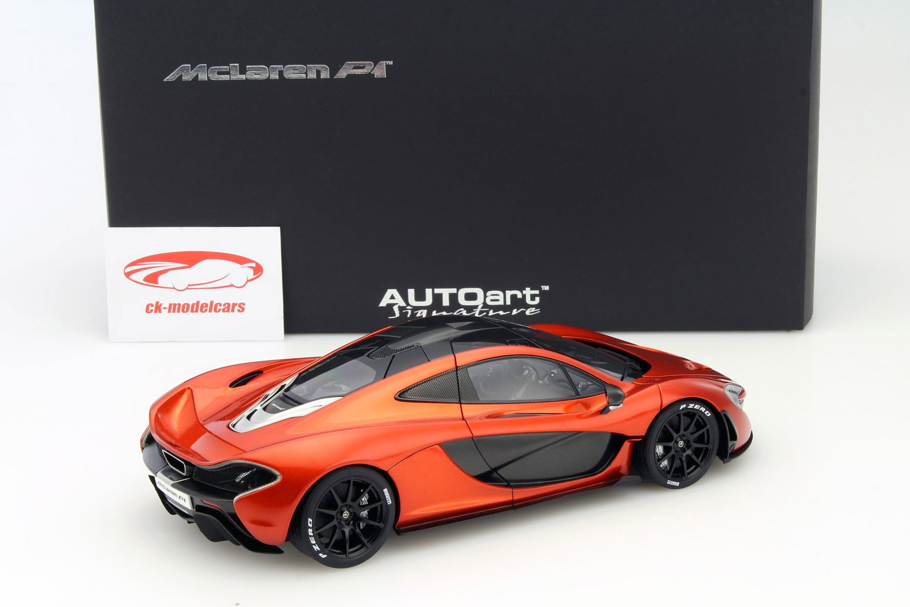 McLaren P1 année 2013 orange 1:18 AUTOart