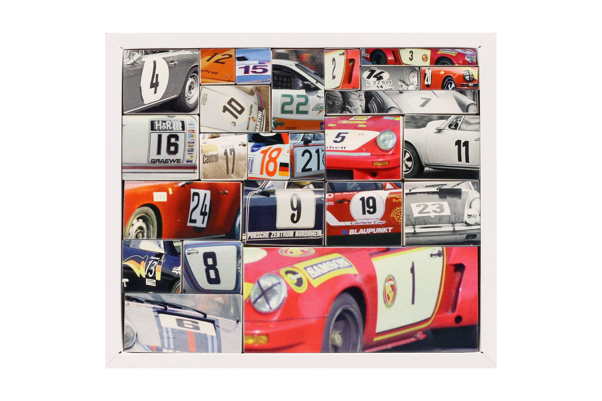 Porsche Calendrier de l'Avent: Porsche 911 bleu 1:43 Franzis