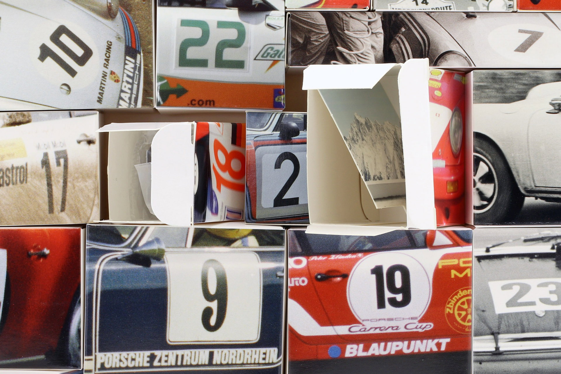Porsche Calendrier de l'Avent: Porsche 911 bleu 1:43 Franzis