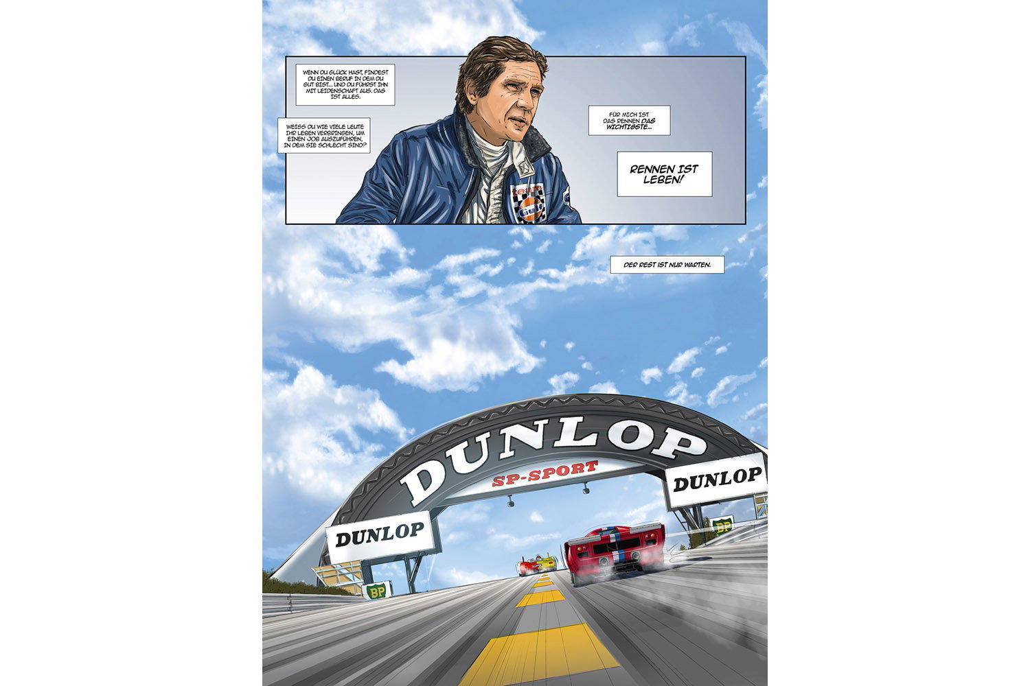 Comic-Set: Steve McQueen で LeMans + と スティーブ マックイーン