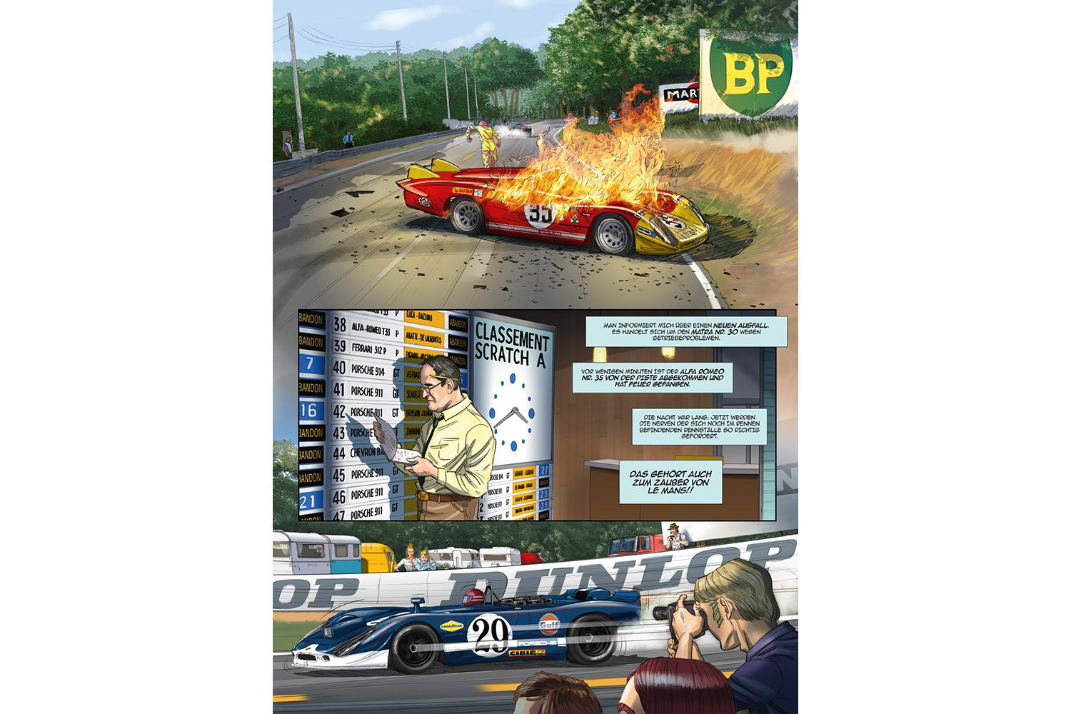 Comic-Set: Steve McQueen で LeMans + と スティーブ マックイーン