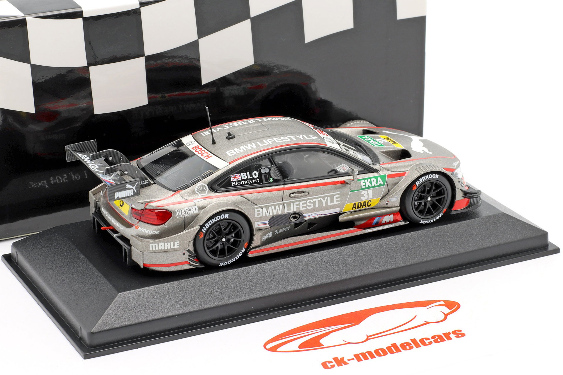 BMW M4 DTM #31 DTM 2015 Tom Blomqvist 1:43 Minichamps