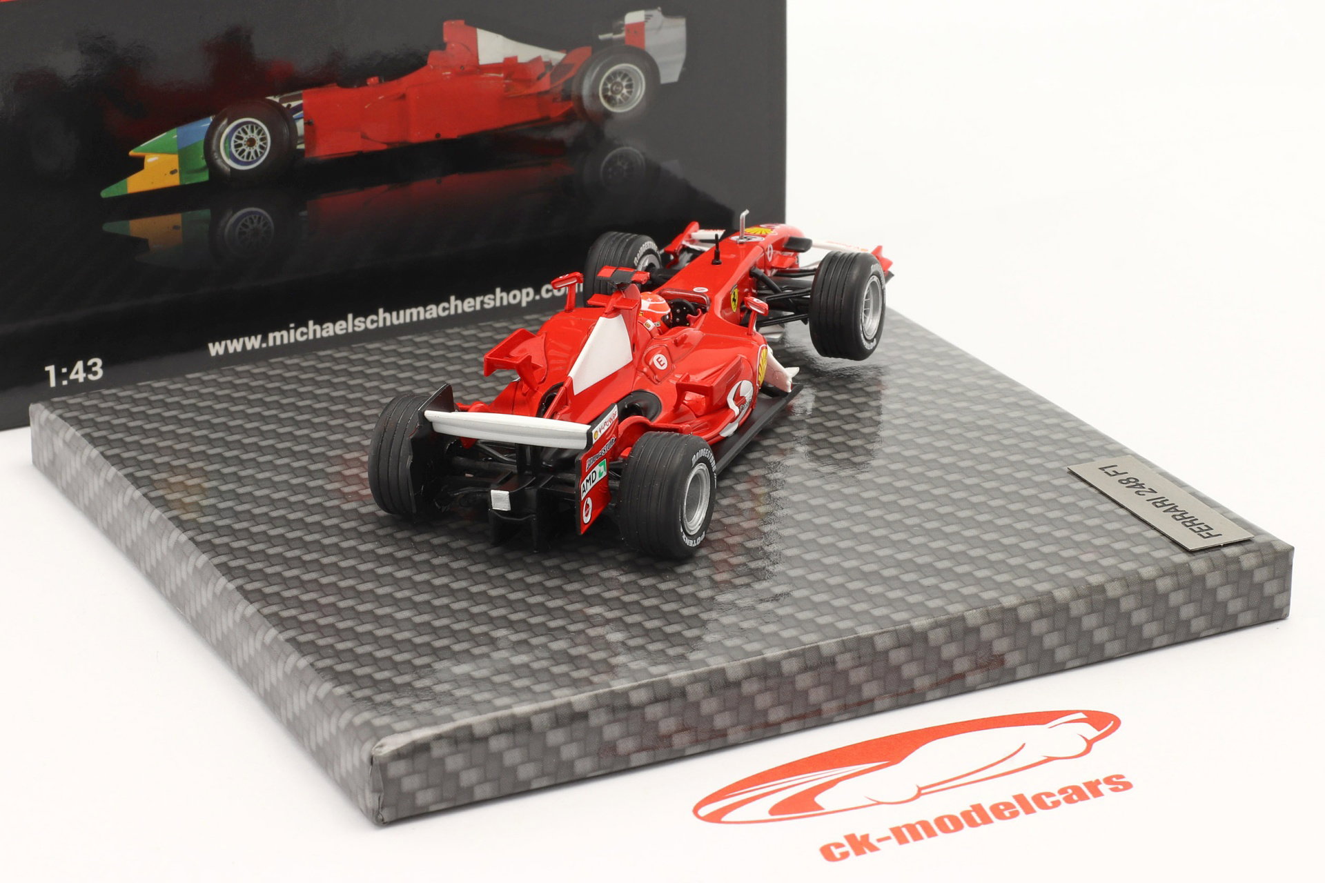 Ferrari 248F1 1/43 Mシャーマッハ サンマリノGP model car MS-F248-06A 4251614405309