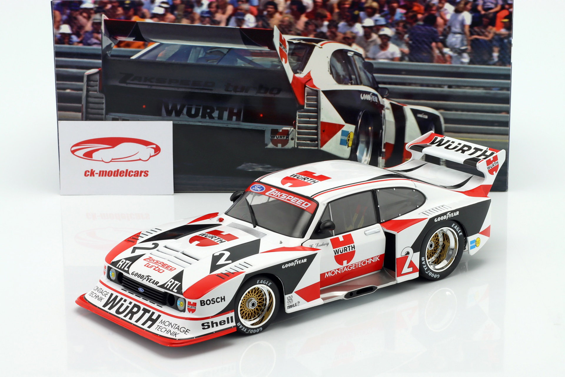 WERK83 1:18 Ford Capri Turbo Gruppe 5 #2 DRM Champion 1981 Klaus