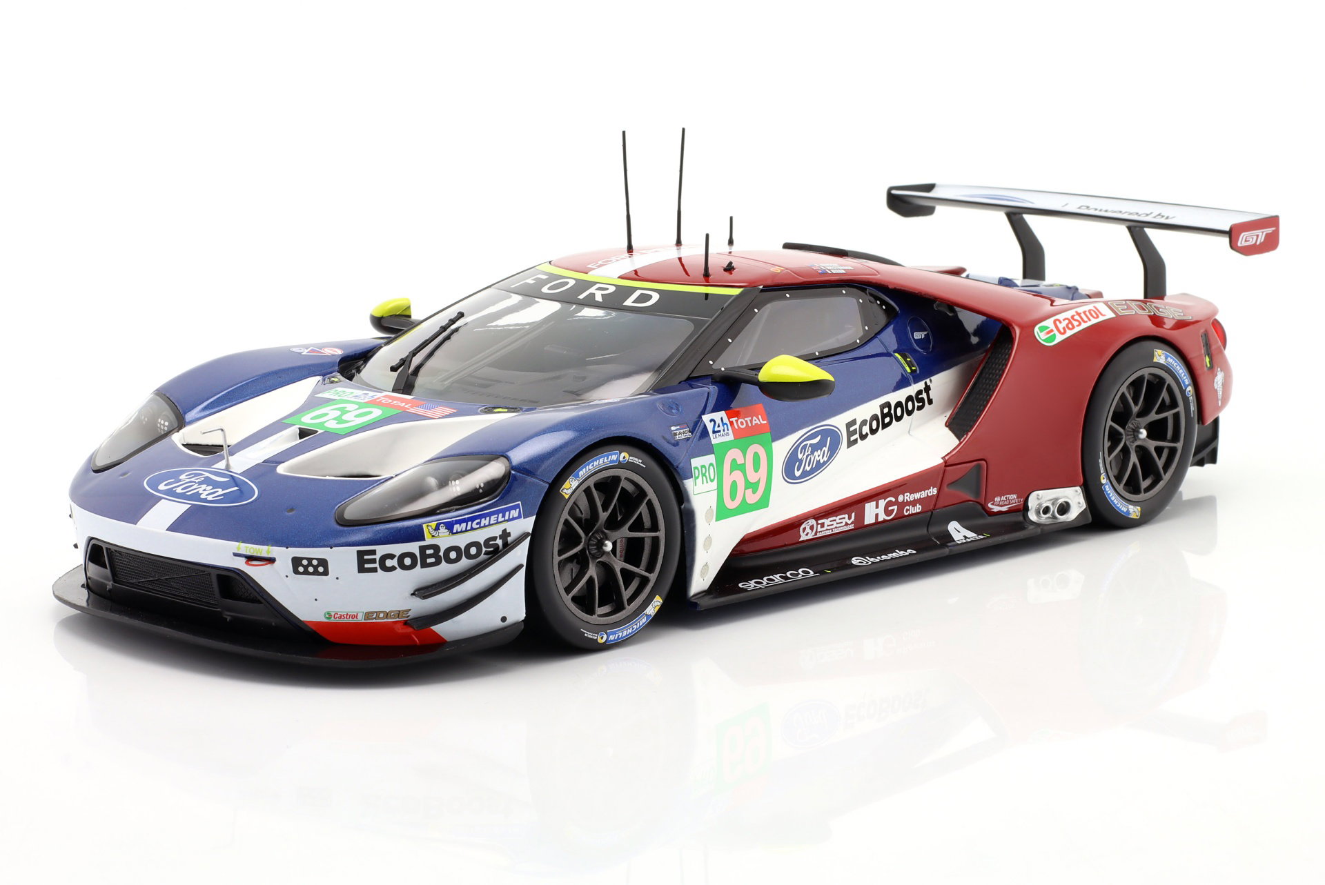Ixo 1:18 Ford GT #69 24h LeMans 2018 Briscoe, Westbrook, Dn SP