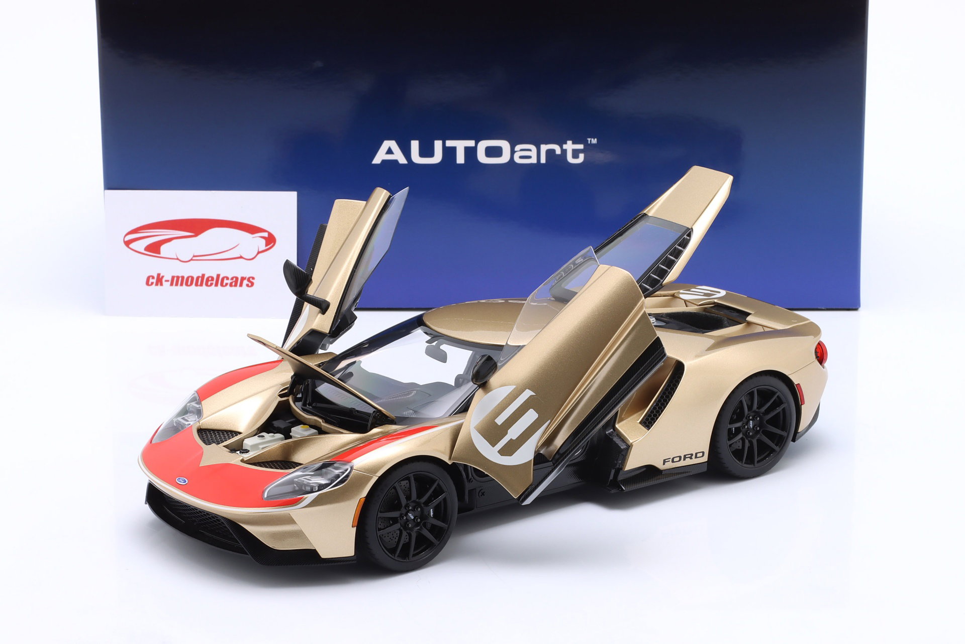AUTOart 1:18 Ford GT 64 prototipo Holman Moody Heritage Edition