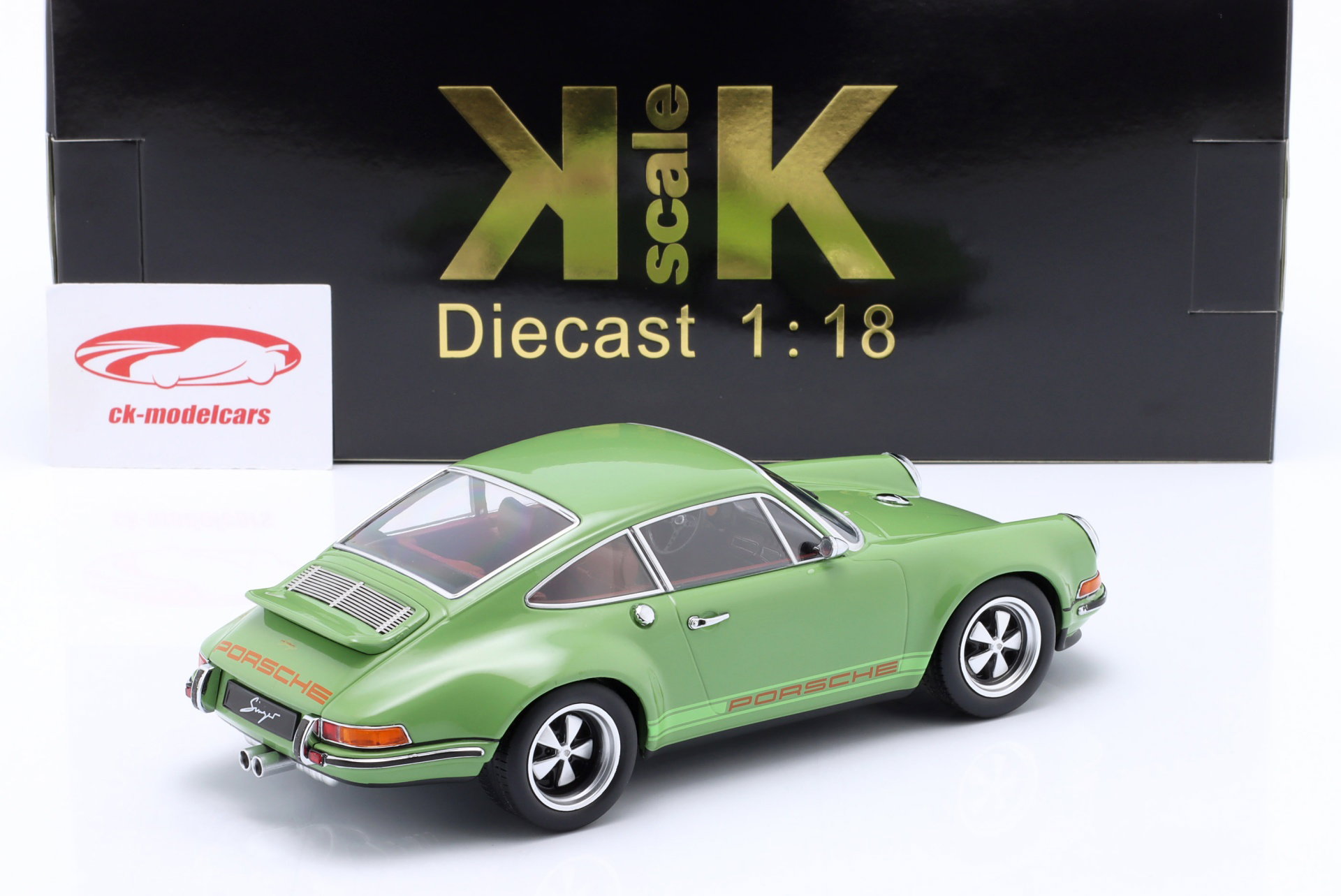 KK-Scale 1:18 Singer Coupe Porsche 911 Modification green
