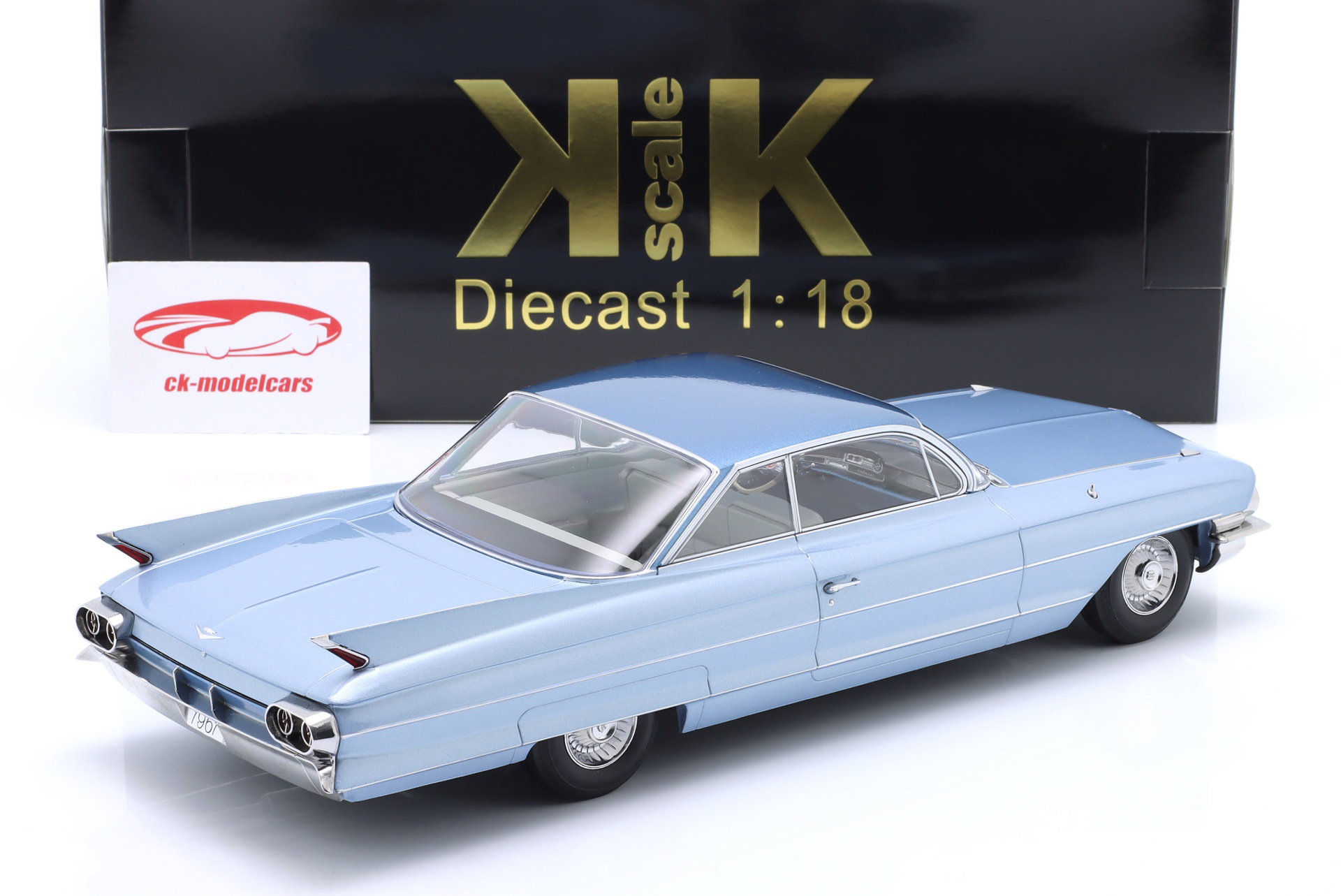 KK-Scale 1:18 Cadillac Series 62 Coupe DeVille year 1961 Light