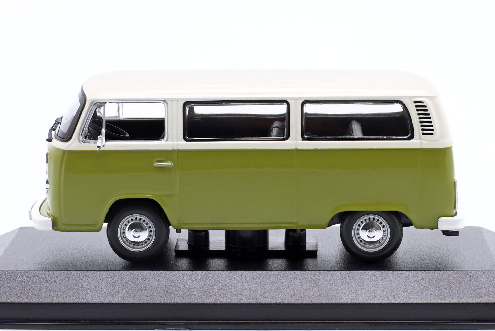 Volkswagen VW T2 Bus Byggeår 1972 grøn / hvid 1:43 Minichamps