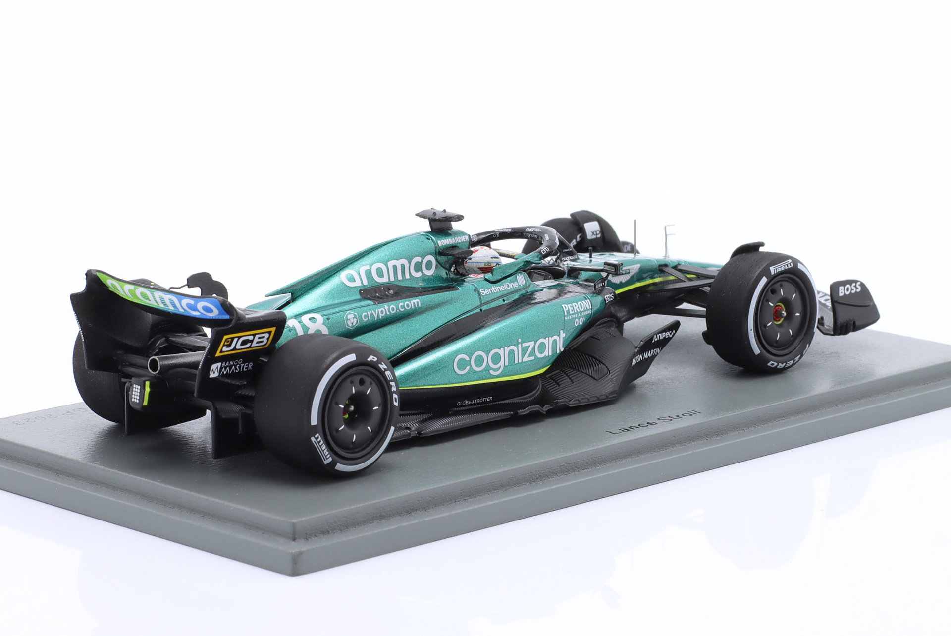 Spark 1:43 Lance Stroll Aston Martin AMR23 #18 9th Canada GP