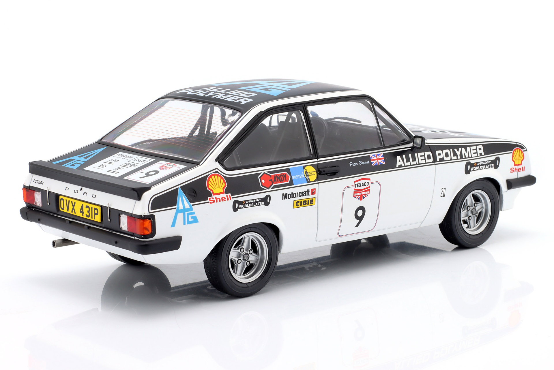 Ford Escort MK II RS 2000 #9 Lombard RAC Rallye 1977 Vatanen, Bryant 1:18 ModelCar Group