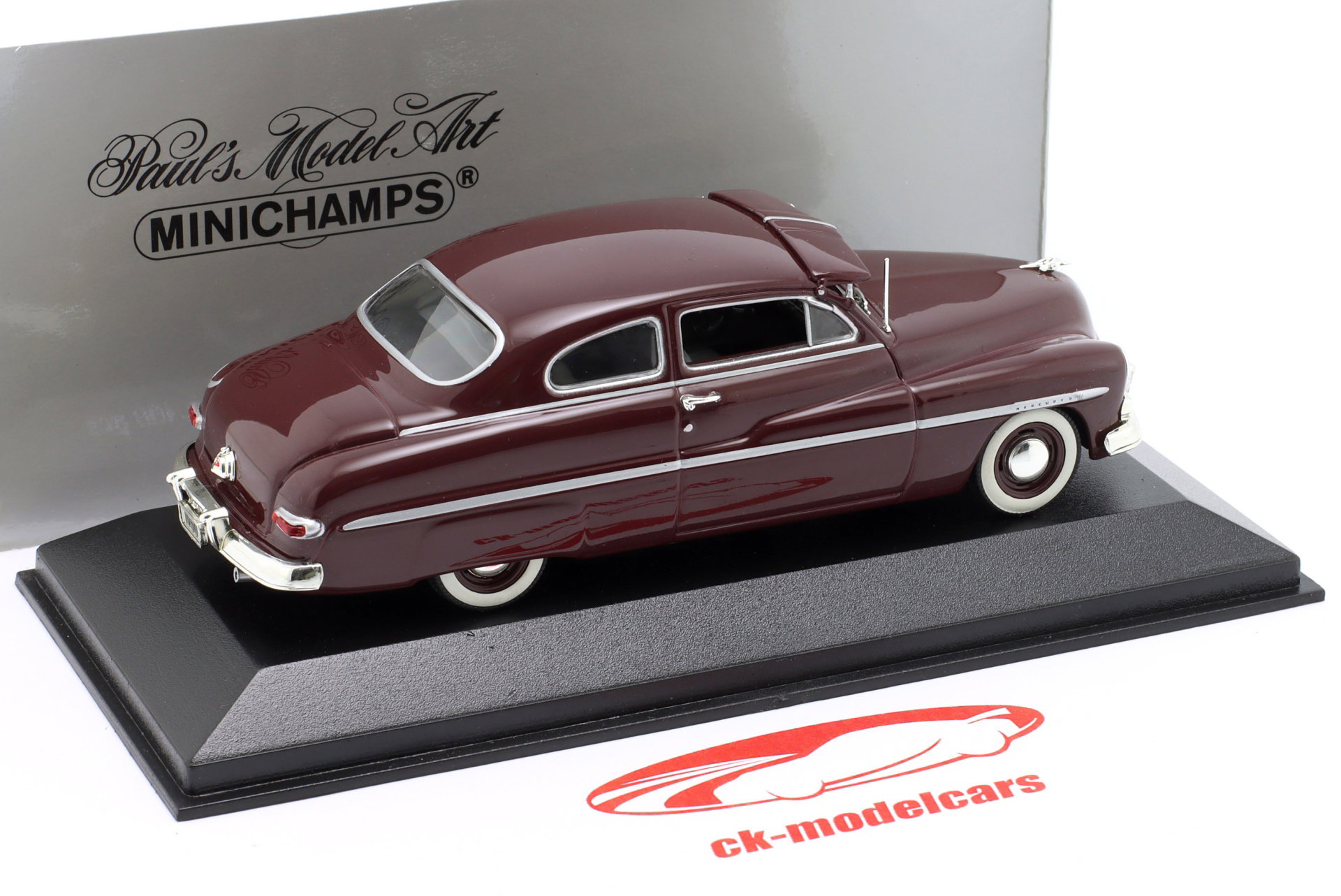 Mercury Montery Coupe Ano de construção 1950 vermelho escuro 1:43 Minichamps