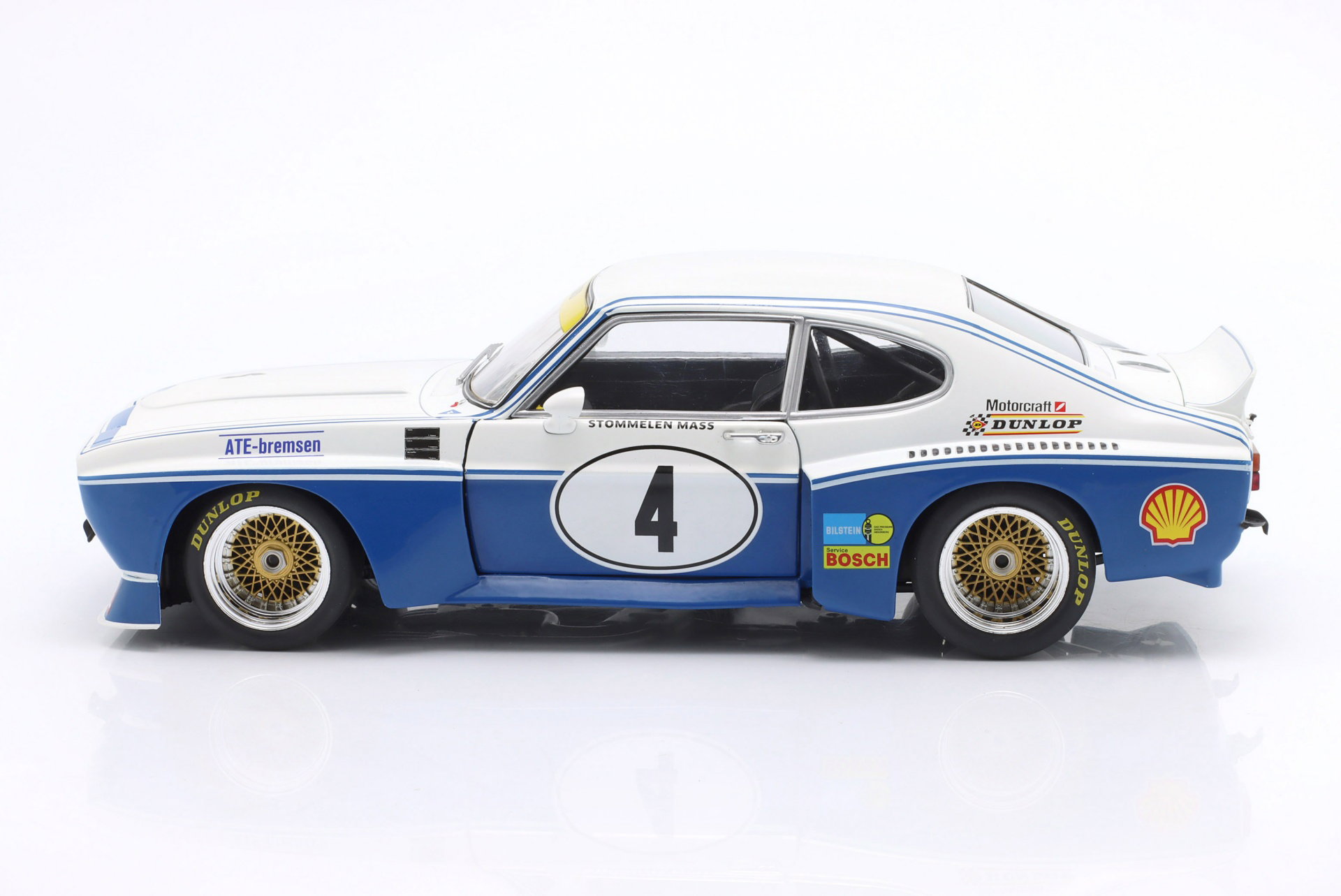 Ford Capri RS 3100 #4 Sieger ETCC Zandvoort 1974 Stommelen, Mass 1:18 WERK83