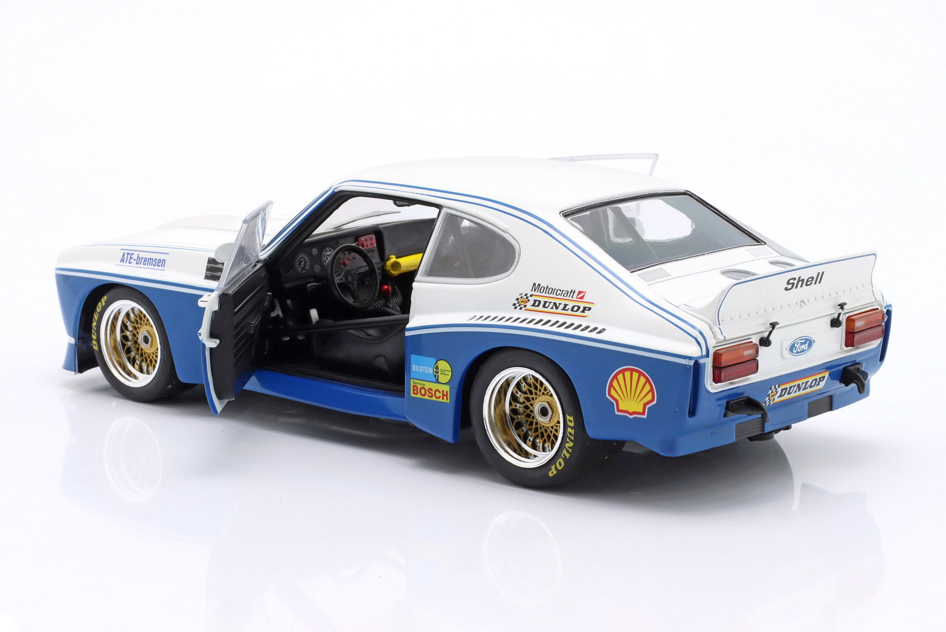 Ford Capri RS 3100 #4 vinder ETCC Zandvoort 1974 Stommelen, Mass 1:18 WERK83